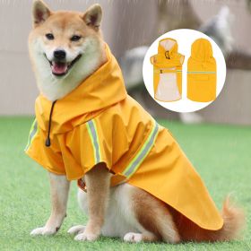 large small dog cloak type windproof hooded raincoat